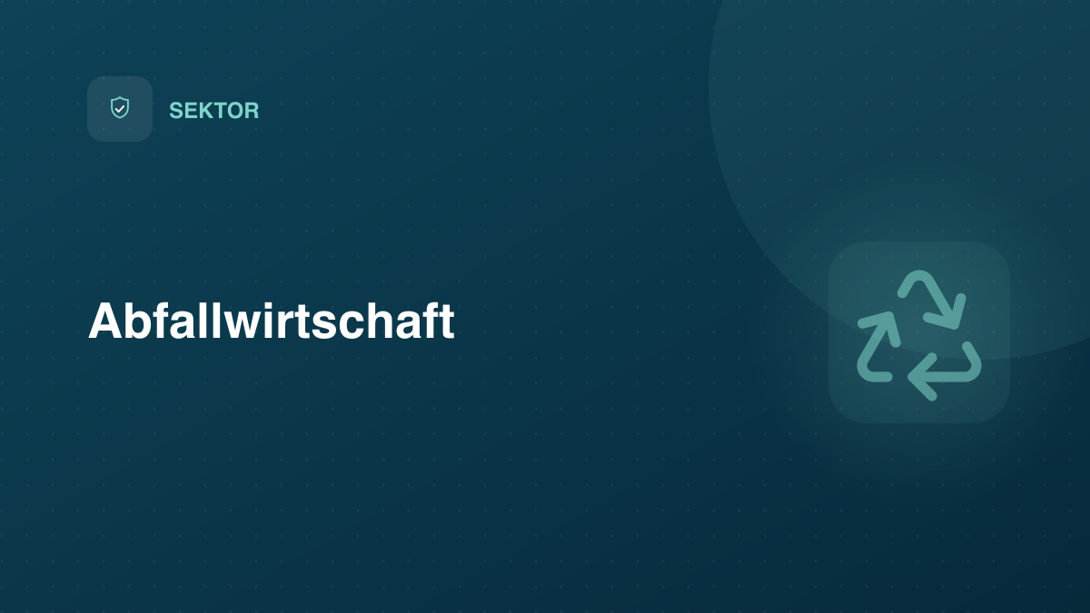 NIS-2 in der Abfallwirtschaft