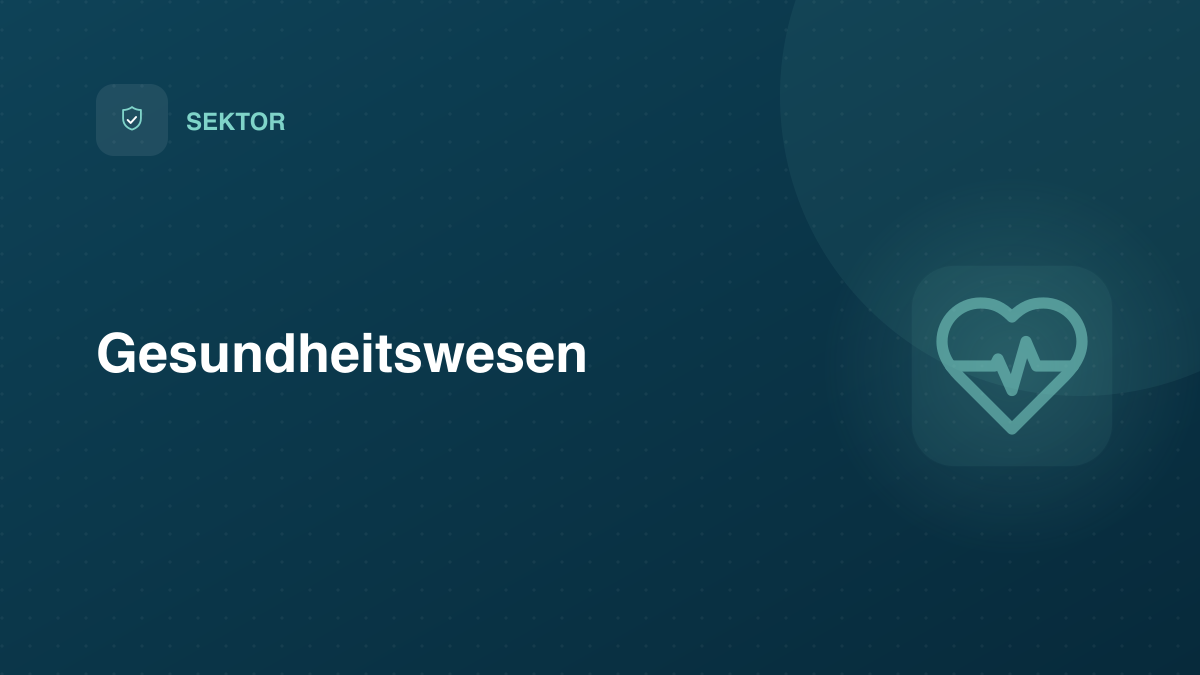 NIS-2 im Gesundheitswesen