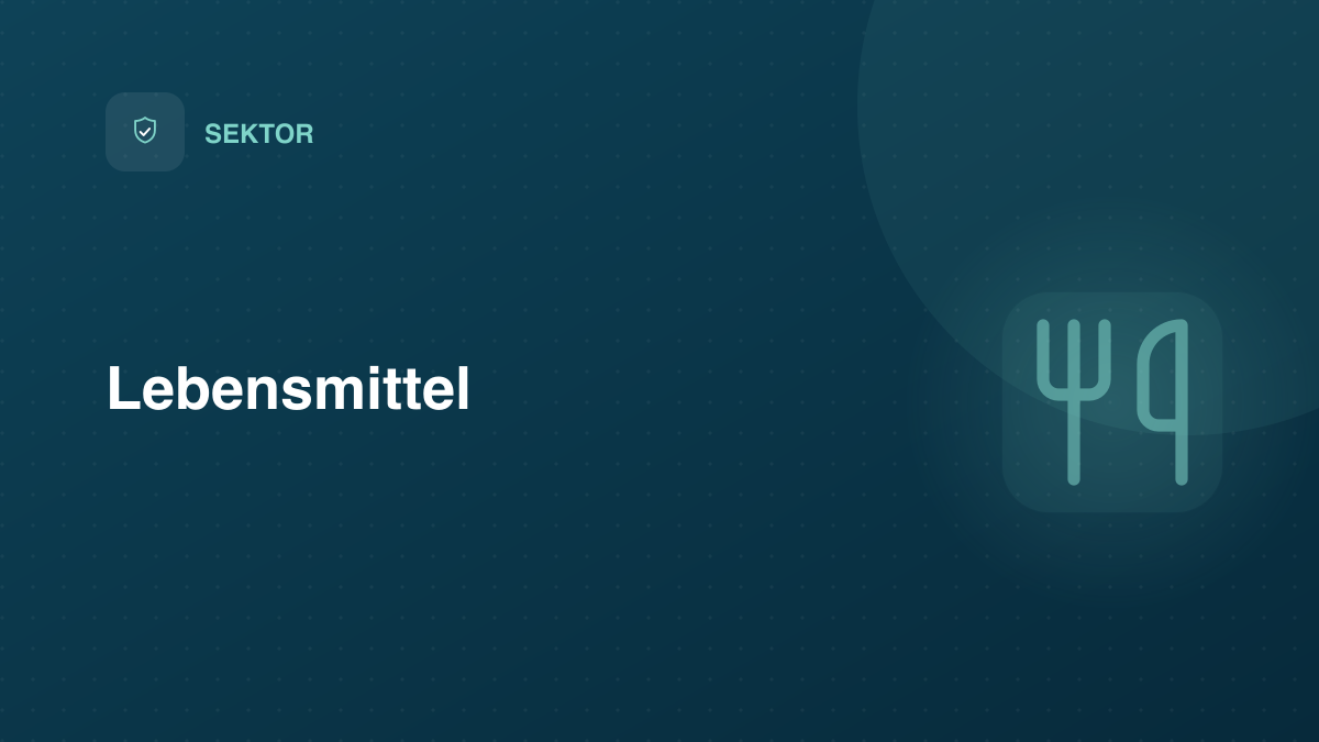 NIS-2 in der Lebensmittelbranche